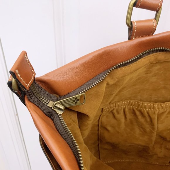 Patricia Nash Tan Carducci Heritage Collection Tote Bag - Picture 8 of 11